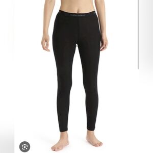 Icebreaker merino wool leggings black